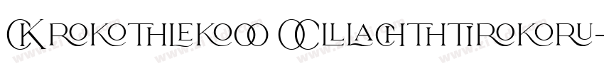 Brethen Ligatures字体转换
